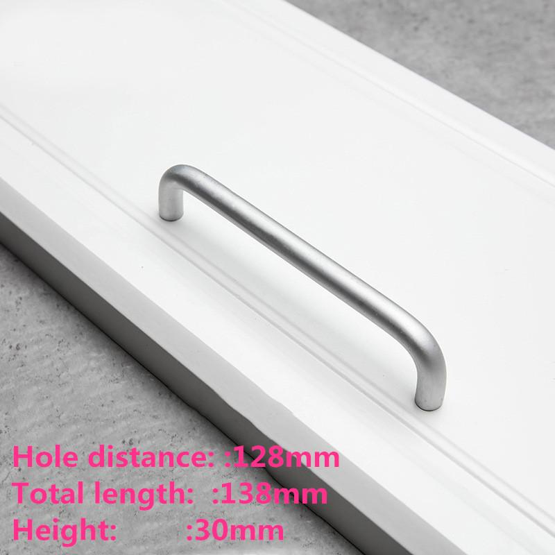 European Oxidation Matte Cabinet Handles Aluminum Alloy Door Knobs  Holder Case Box Puller Kitchen Cabinet Pulls Drawer Pulls