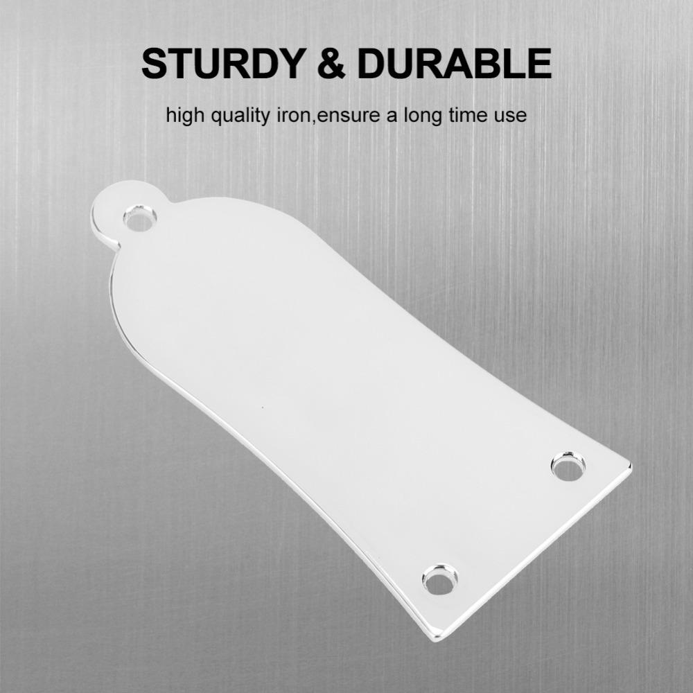 2PCS 3 Holes Metal Truss Rod Cover Metal Electric Guitar Rod Cover Guitar Replacement