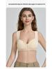 Seamless Front-Closure Anti-Sagging Plus Size Wire-Free Bra with Beautiful Back Design