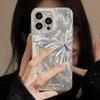 Feather Luster Phone Case for Samsung A53 A14 A33 A12 A32 S24 S23 Plus S20 S21 FE for iPhone 17 15 16 13 Pro 17 16 Pro Max Butterfly Bow Phone Case