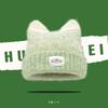 Korean version ins cute cat ears knitted wool hat for women traveling to keep warm and cold, versatile ear protector pullover hat