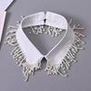 Pearl Women Shirt False Collars Crystal Removable Collar For Women Necklace Fake Collar Detachable Diamond Lacklace Nep Kraagie