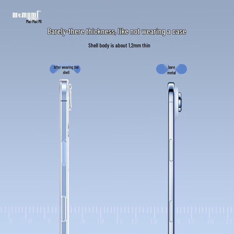Maimaimi Transparente Schutzhülle für iPhone