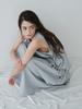 Reply Smock Banding Gather Skirt_Light Blue