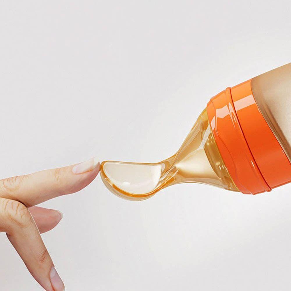Squeezing Milk Feeding Bottle High Temperature Resistance Food Supplement Bottle  Rice/Powder