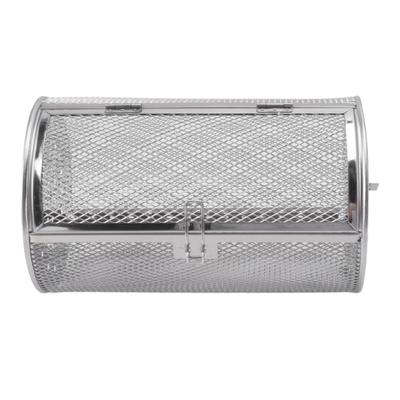 Yuvarlanan Izgara Sepeti Paslanmaz Çelik Izgara Kafesi Yuvarlak Paslanmaz Çelik Barbekü Izgarası Ağı Yer Fıstığı için