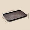 Rectangular Plastic Vanity Tray Bathroom Organizer Perfume Tray Stackable Makeup Organizer Cosmetic Storage Box Desk Accessories