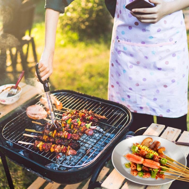 Set of 16 Stainless Steel Camping Plates Outdoor Dinnerware Barbecue Tableware Travel Friendly Meal Plate Cookwares