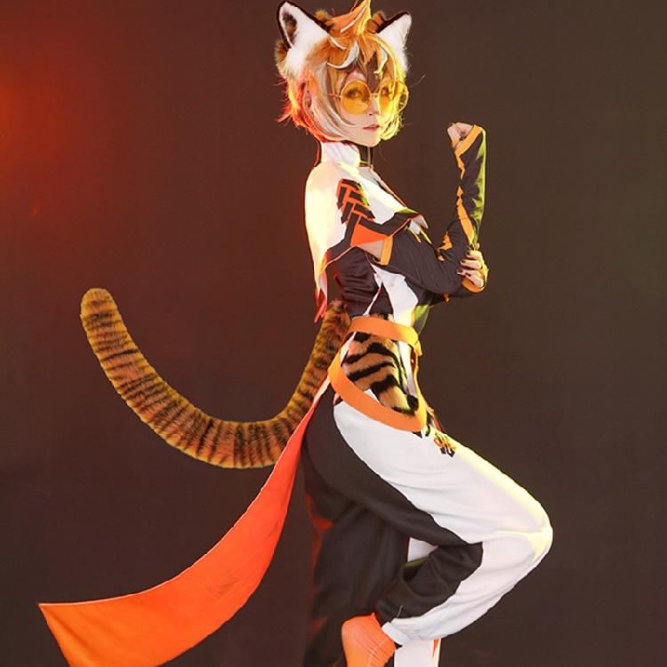 Tigeres Cosplay Costume Tigeres Ears Tail Halloween Tigeres Ear Headband Tail