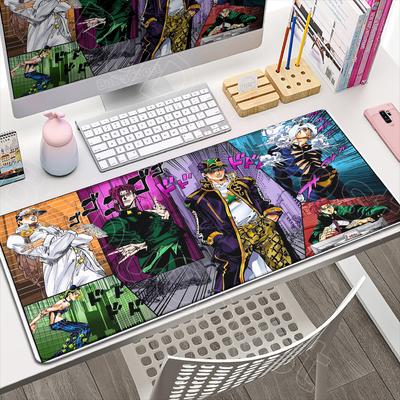 New Wallpaper Anime JOJO Large Mousepads Keyboard Mouse Pad Gaming Accessories Laptop MousePad Carpets Mats XXL PC Desk Mat