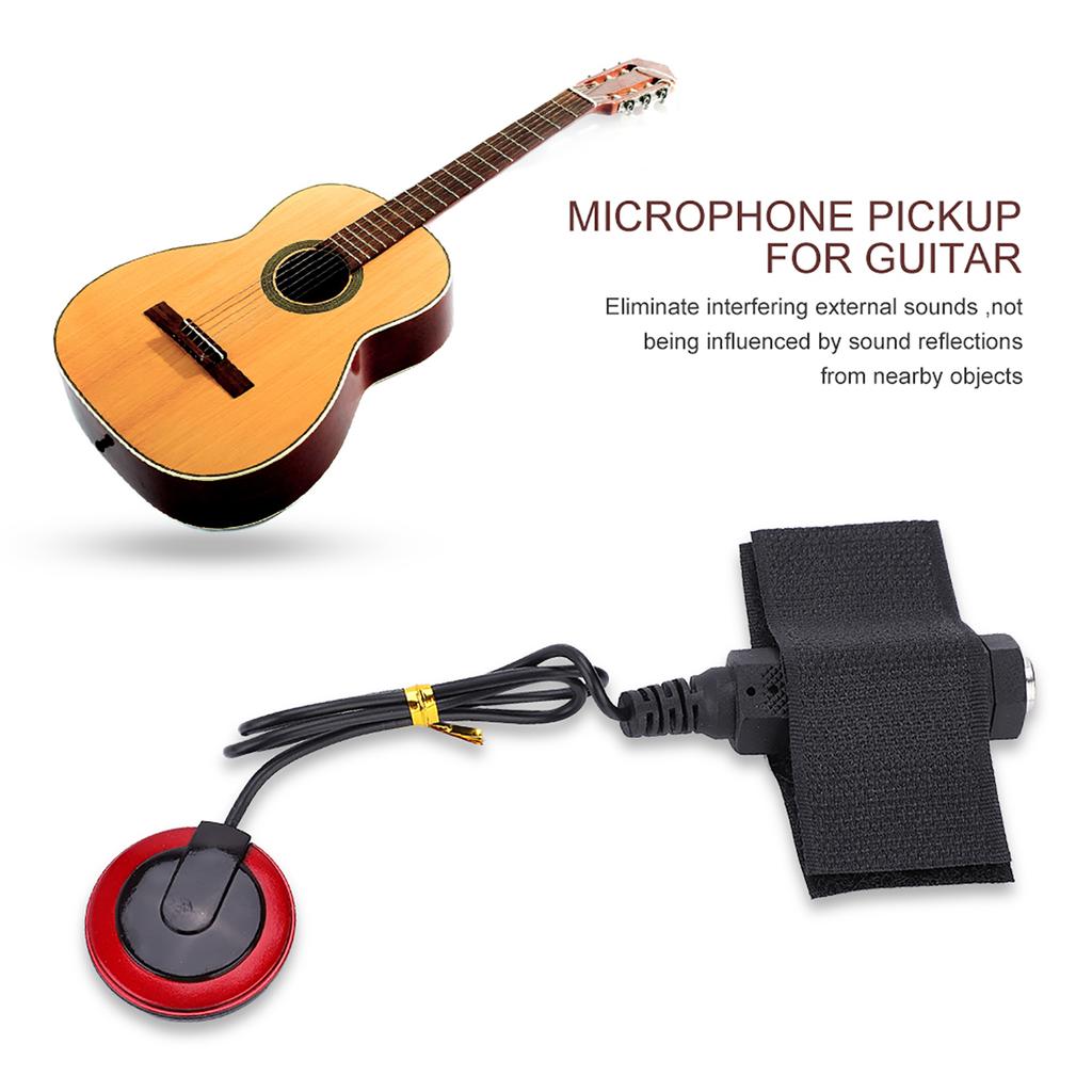Universal Piezo Transducer Microphone Pickup for Guitar Ukulele Violin Instruments