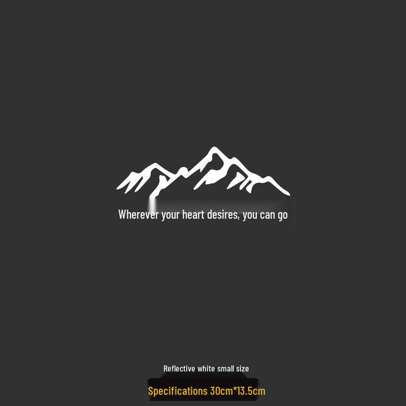 

Follow Your Heart: Personalized Creative Tibet Journey Car Window Decal Standard