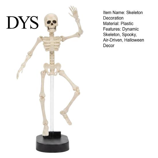 Presente Único de Halloween para Aquaristas Decoração Dinâmica de Esqueleto para Aquário, Dançante Movido a Ar Criativo Ornamento Aquático Acessório de Aquário, Assustador