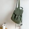 Summer Korean Version New Plaid Niche Nylon Backpack for Women's Artistic Leisure Travel Lightweight Student Backpack
