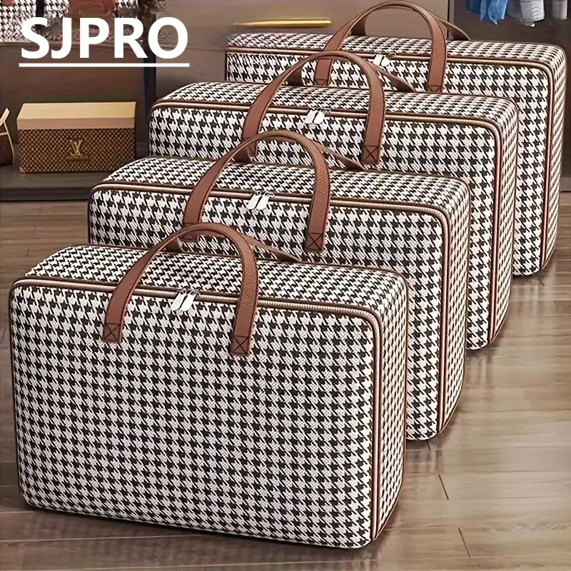 Большая вместимость, водонепроницаемые сумки для хранения одежды, постельных принадлежностей, домашний органайзер, студенческий багаж, дорожные прочные многоразовые упаковочные сумки 36L-1PCS