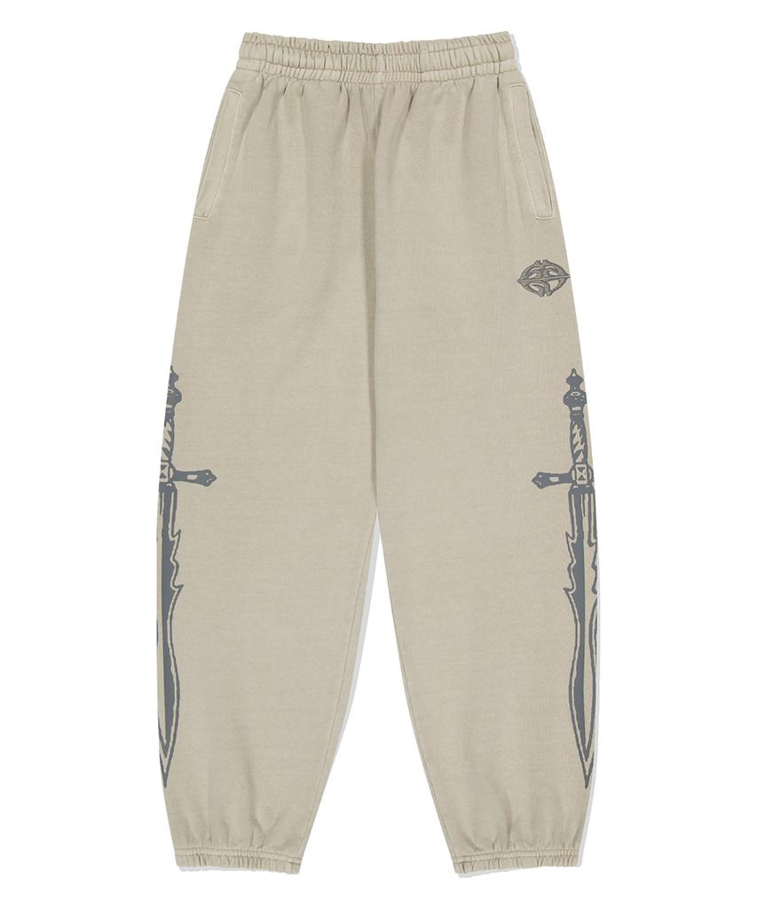 MAHAGRID Dagger Pigment Sweatpant Khaki(Mg2Esmpa02A)