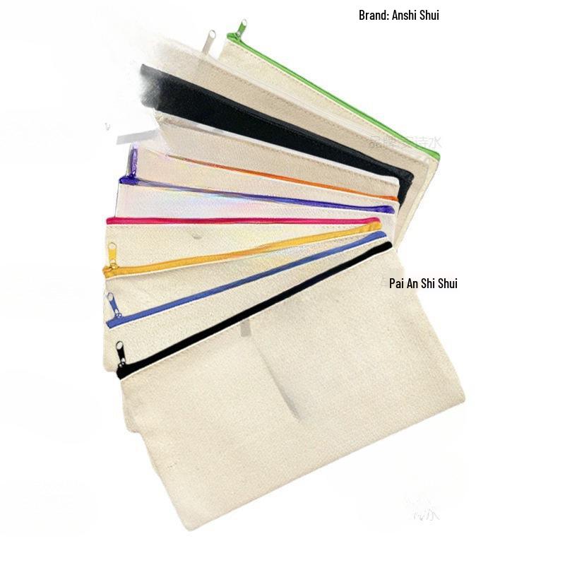 Zipper DIY Graffiti Canvas Pencil Case Storage Pouch