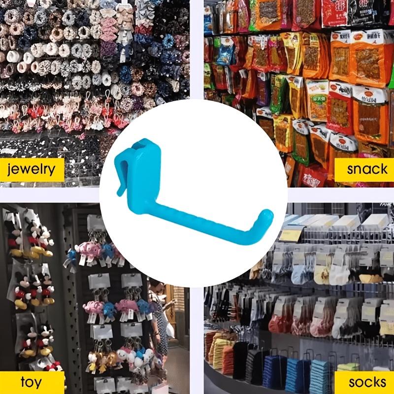 10pcs of colored plastic hooks, suitable for metal wire mesh panels-easy to install, reusable suspension solution