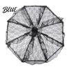Vintage Lace Umbrella Gothic Umbrella Black Bridal Parasol for Halloween Anti UV Rain Witch Cosplay Wedding Decoration Stage Performance