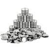25/50 Piezas Kits de Insignias de Botón en Blanco de Hojalata de 37 mm – Medalla Metálica Brillante con Pin, Suministros de Manualidades Hechas a Mano para Crear de Forma Independiente