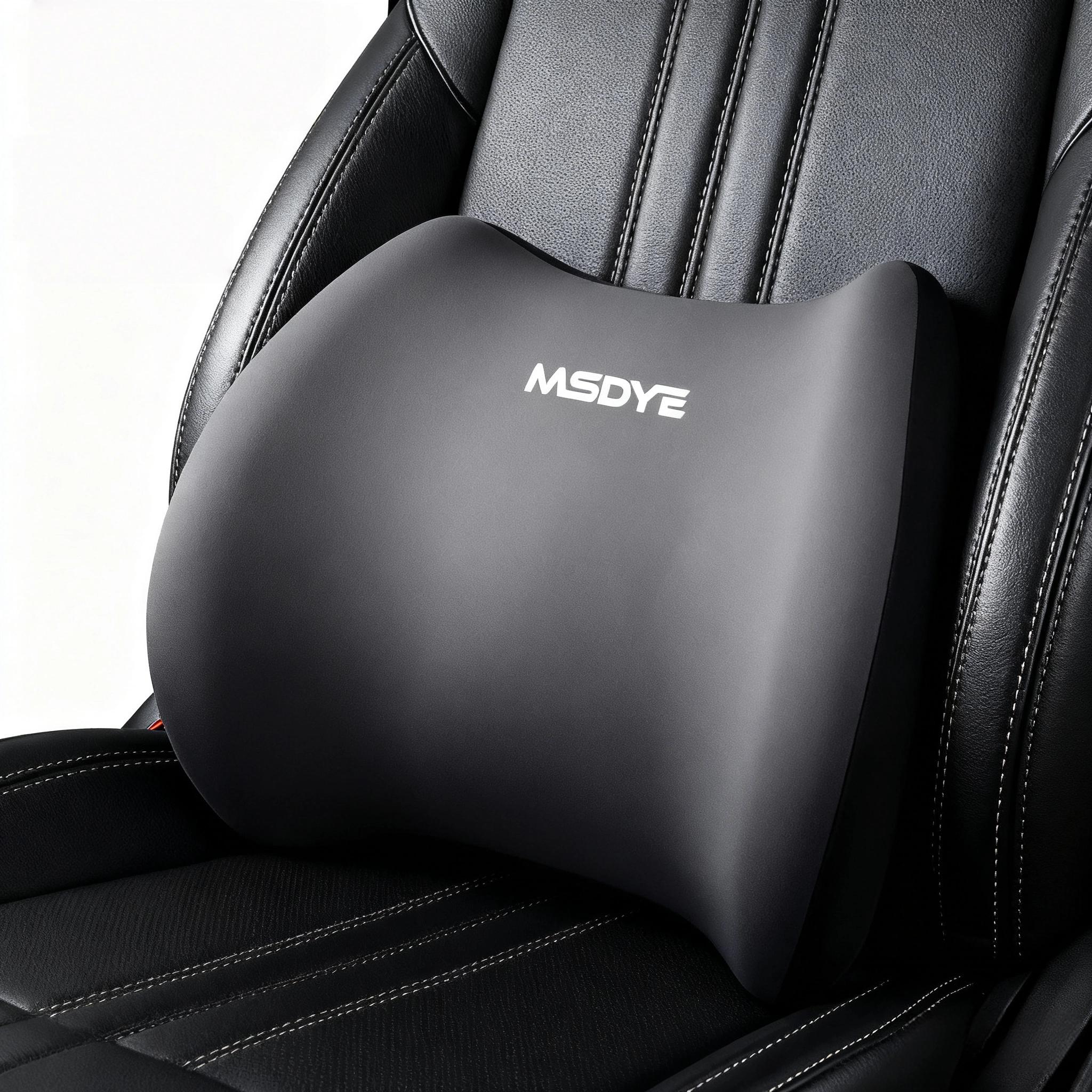 

Серый автомобильный подголовник из пены с эффектом памяти и поясничная подушка для снятия усталости, подушка для поясничной поддержки, удобная для вождения, защита шеи, поясничная поддержка для кресла серый