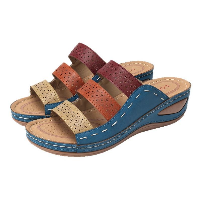 Anti-slip Sandals - New Wedge Heel, Single Strap Women's Shoes