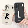 Für Huawei Nova 7 SE Hülle CDY-NX9B Cover Niedliche Buchstaben Weiches Silikon Schutzhülle Für Huawei P40 Lite 5G Honor 30S Funda