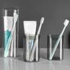 Travel Wash Cup Portable Toothbrush Cup Detachable Mouthwash Cup Leak-Proof Toiletries Storage Box for Travel Business Trips