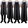 Oilproof Kitchen Apron Soft Waterproof Brown Comfortable