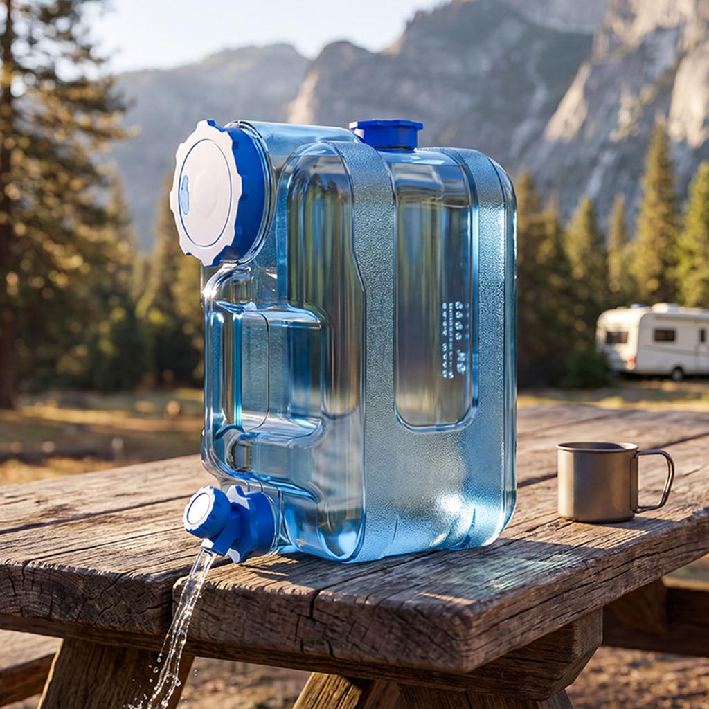 12 L Camping Water Container Built-In Handles Multifunction Waters Storage Containers for Emergency Storage Outdoor Hiking