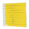 1000pcs Disposable Wristbands Waterproof Tear Resistant Event Paper Bracelets for Children Playground Concert Yellow