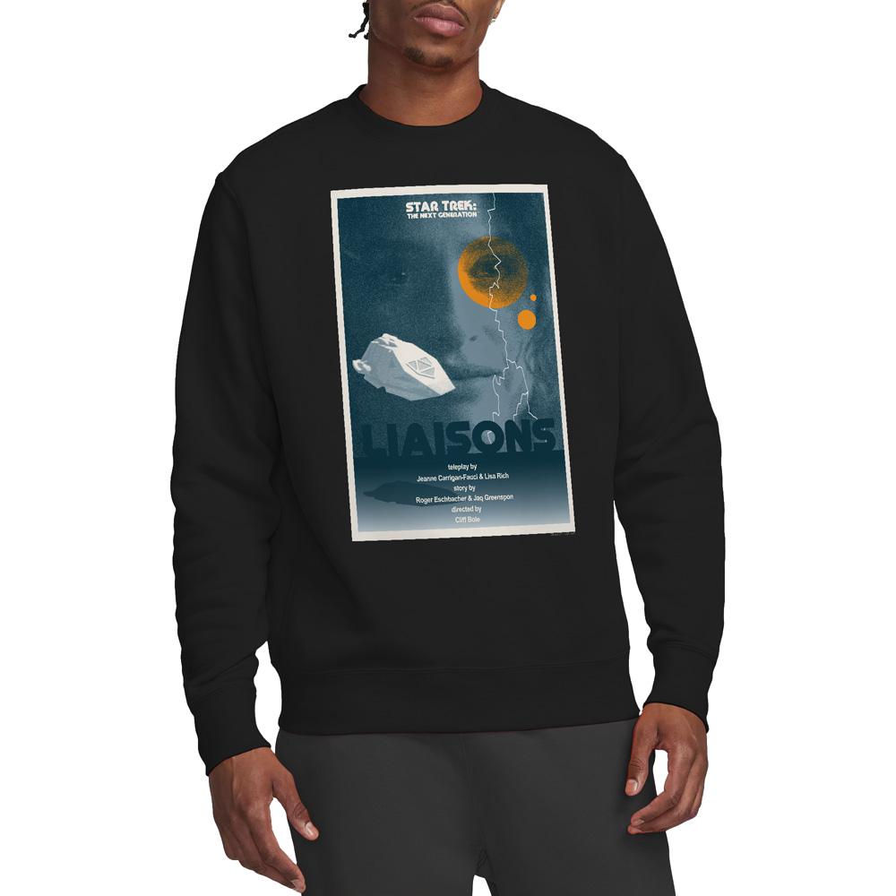 STAR TREK Unisex-Sweatshirt für Erwachsene „The Next Generation“, Staffel 7, Folge 2