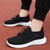 Shoes Men Fall New Middle-aged and Elderly Walking Shoes Soft Soles Comfortable Shoes for The Elderly Couple Flying Knitting Sports Men's Shoes