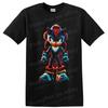 Shadow the Hedgehog T Shirt Dark Blue Red Character Graphic Gamer Tee Gift Art