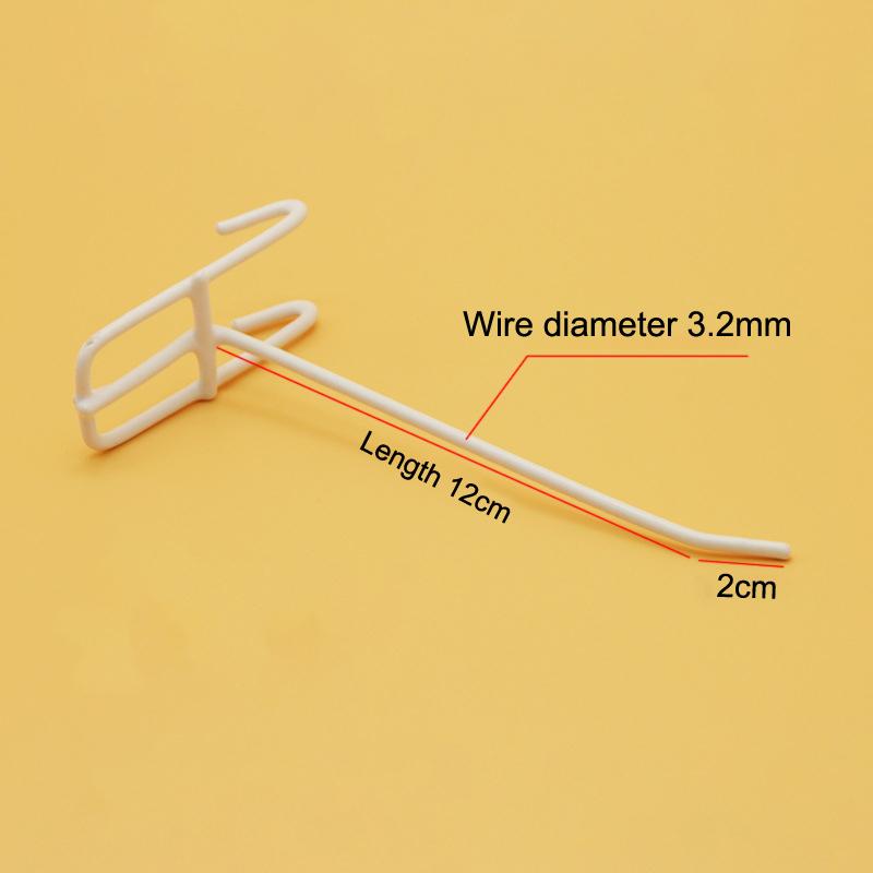 10 Stück Metallgitterpaneelaufhänger Wiederverwendbarer Supermarktaufhänger Universelle Einzelhandelsgeschäft Gitterpaneelhaken Mantel Tasche Aufhänger Haken Wandhaken