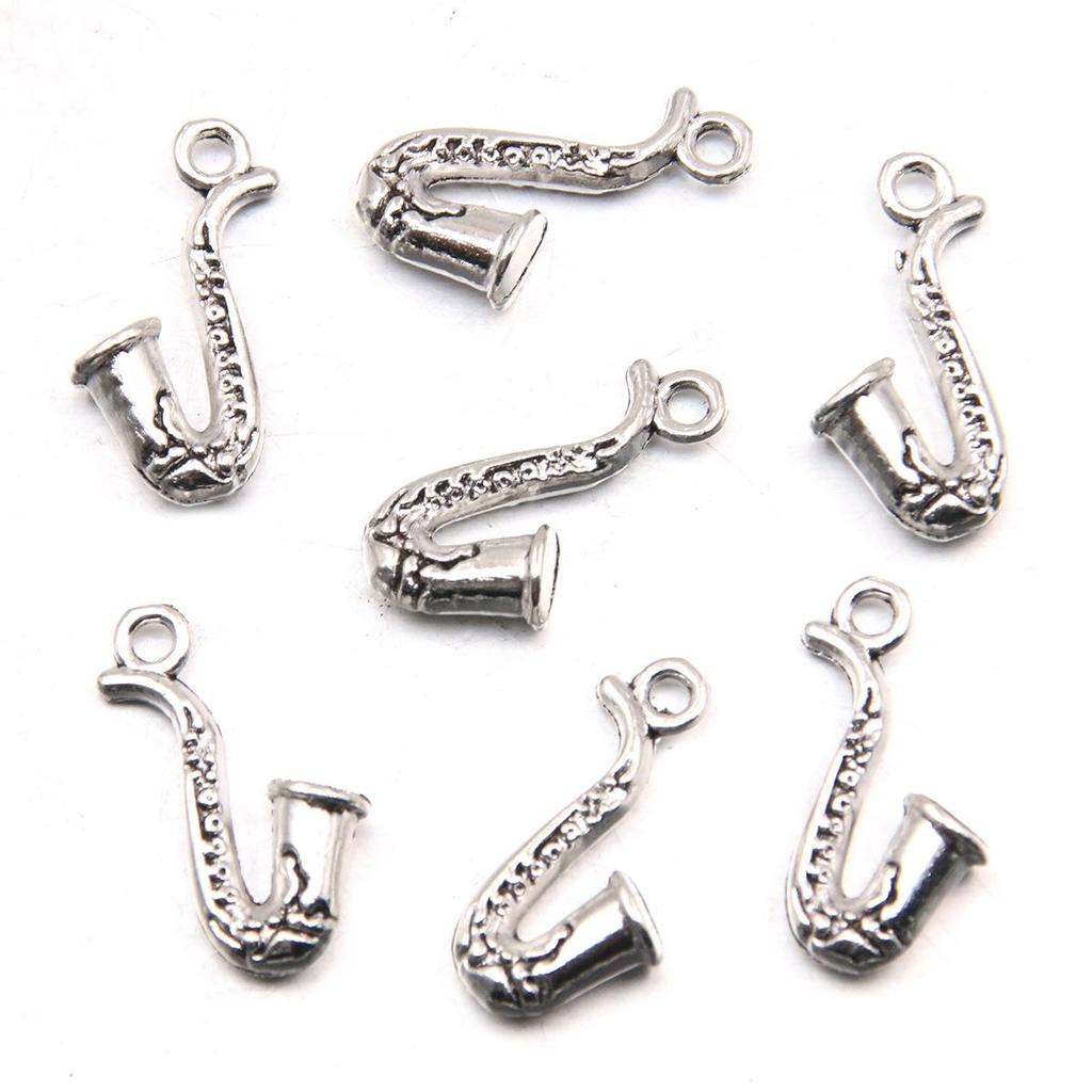 Retro Multi-Instrument Antique Silver Pendant Handmade Necklace Bracelet – Creative Accessories Boutique