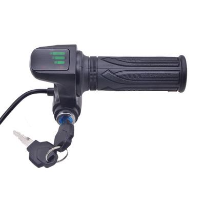 EBike Throttle Grip with Keys and 5 Pin Interface for Electric Scooter