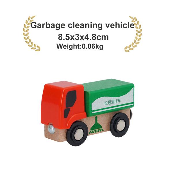 1pcs Magnetic Car Toy Wooden Railway Track Accessories Helicopter Truck Magnetic Train fit for Brand Wooden Tracks Toys for Kids