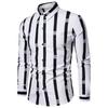 New Spring Autumn Men's Shirt Long Sleeve Striped Lapel Loose Casual Simple Breathable Top