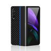 For Samsung Galaxy Z Fold4 Case Ultra Thin Fiber Texture Luxury Leather Fold 4 Shockproof Cover