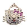 Fingerringhalterung Drehbar Cartoon Strass Anti-Fall 360-Grad Kitty Metall Handyhalter