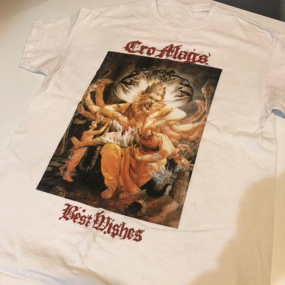 

CROMAGS BAnd TShirt White Cotton Short Sleeve Unisex Tee All Size S234Xl T432 Unisex T-Shirt S