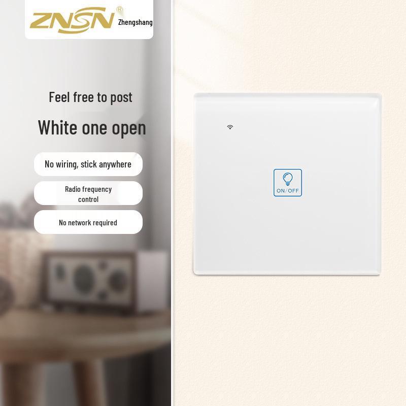 Zhengshang C3 Smart Graffiti Switch: WiFi+RF, Voice Control, EU Standard, Alexa & Google Compatible.