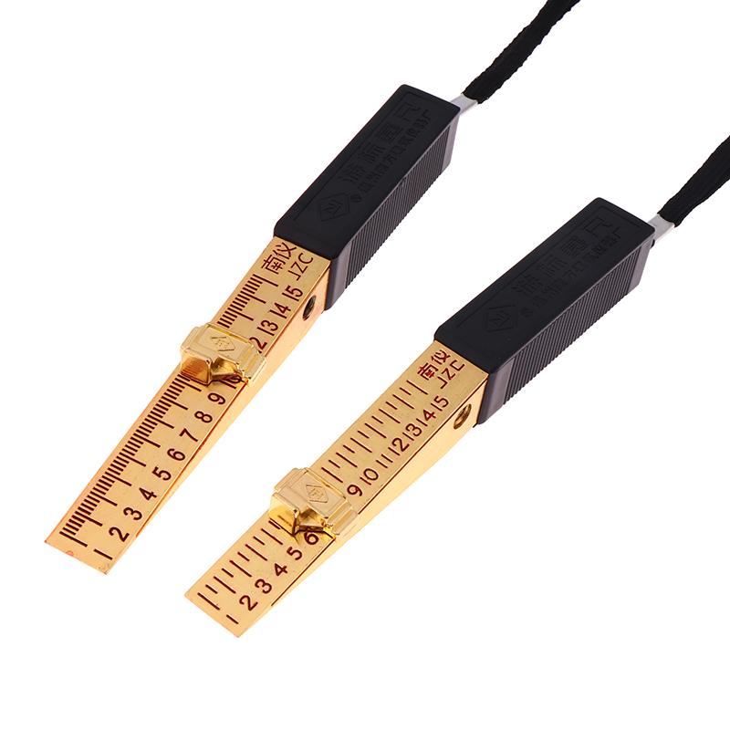 0.2/0.5mm Vernier Feeler Gauges Wedge Shaped Vernier Feeler Gauge 1-15mm House Engineering Inspection Flatness Measuring Tools