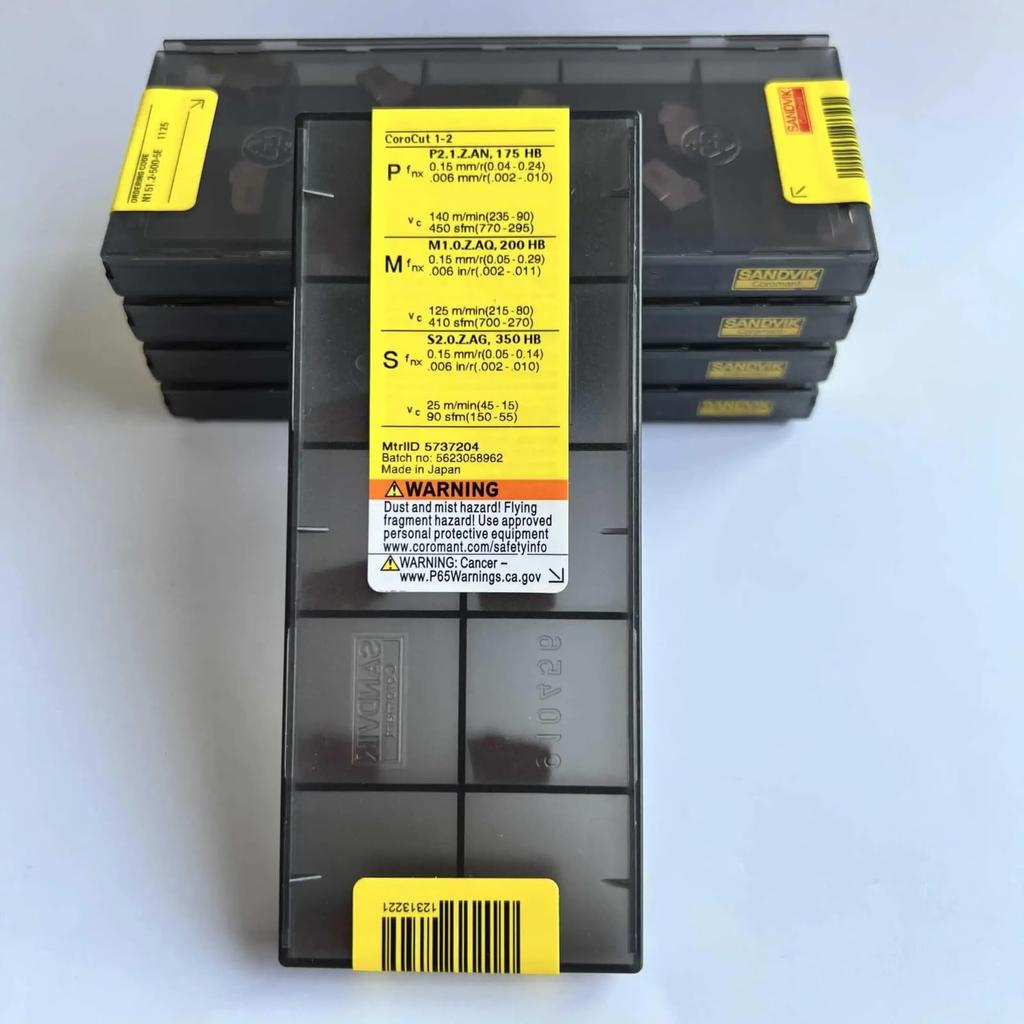 Original Sandvik / N151.2-500-5E 1125 / CNC lathe carbide blade 10 PCS