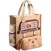 Capybara Canvas Backpack for Elementary & Middle School Students - Student Book Tote & Tutoring Bag