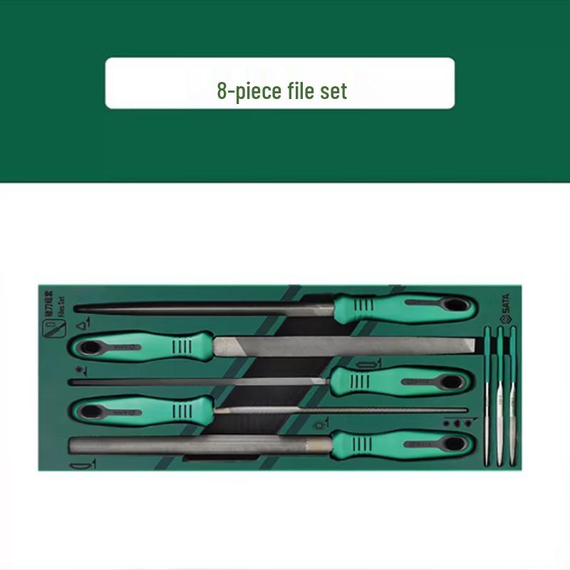 SATA 8-Piece Alloy Steel File Set