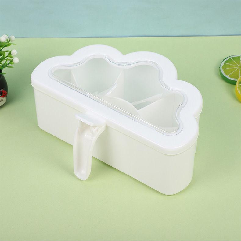 High-End Moisture-Proof Multi-Compartment Seasoning Box with Lid