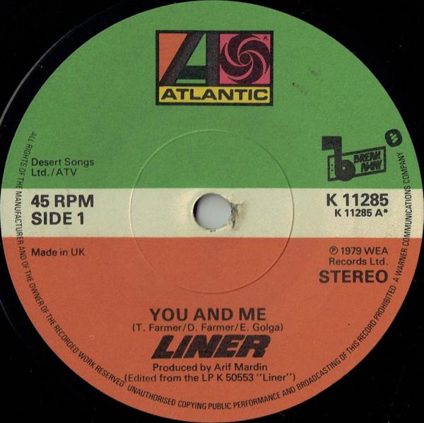 

7inch Record LINER - You And Me K11285 Atlantic, Break 1979 UK Soul/Funk Used