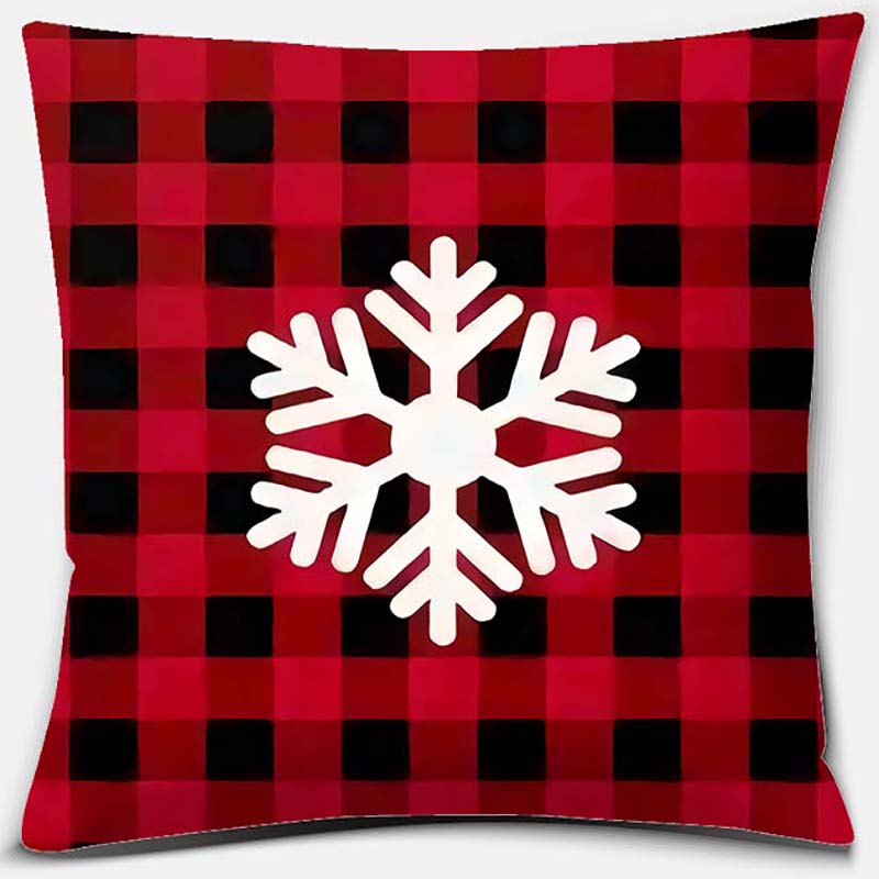 Christmas Gifts, Santa Claus, Deer, Christmas Greetings, Merry Christmas Series Pattern Pillowcase Party Pillowcase Decoration